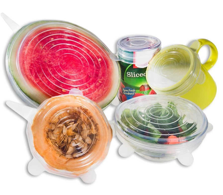 Reusable Silicone Lids 6 Pcs Set